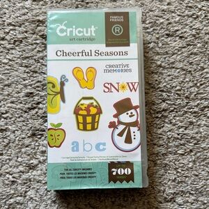 Cricut Cheerful Seasons Cartridge with Colorful Designs